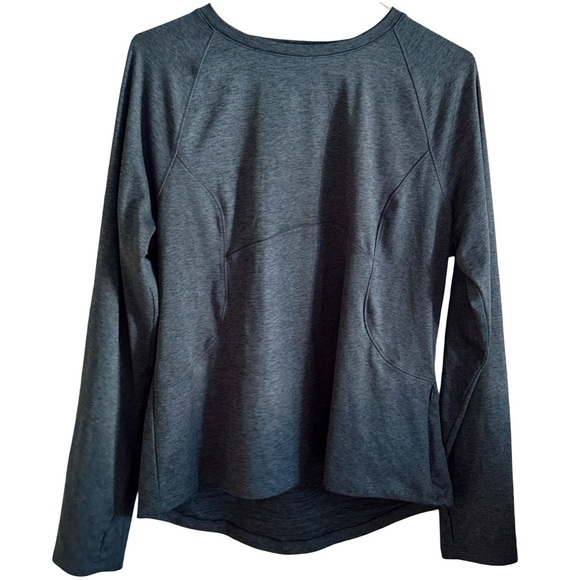 🩶 Spyder Active Charcoal Grey Long Sleeve Top - Women’s Size L 🩶 - Picture 1 of 5